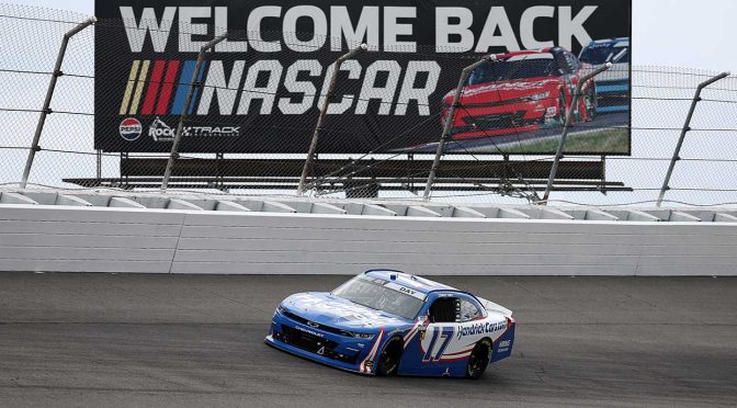 Featured Image for Corey Day seals first O’Reilly Auto Parts Series pole at Rockingham