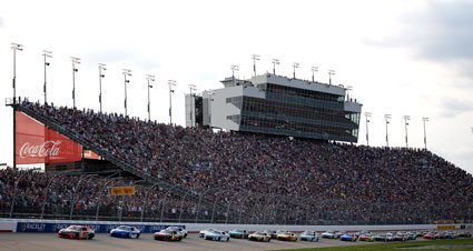 View of Nashville Superspeedway race track