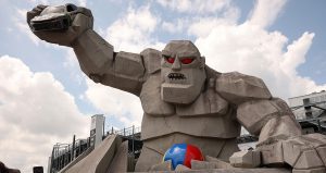 Monster Monument at Victory Plaza prior to the NASCAR Cup Series AutoTrader EchoPark Automotive 400 at Dover Motor Speedway on July 20, 2025 in Dover, Delaware