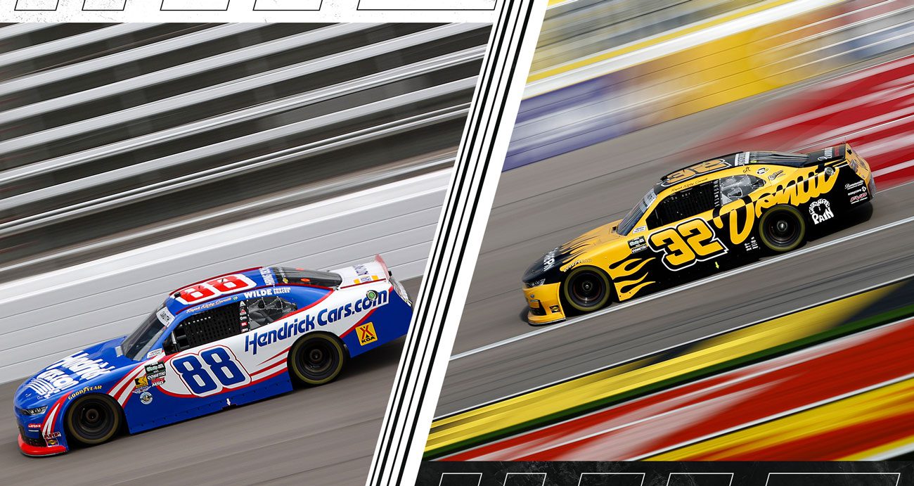 Rajah Caruth races for both JRM and JAR in the NASCAR O'Reilly Auto Parts Series.
