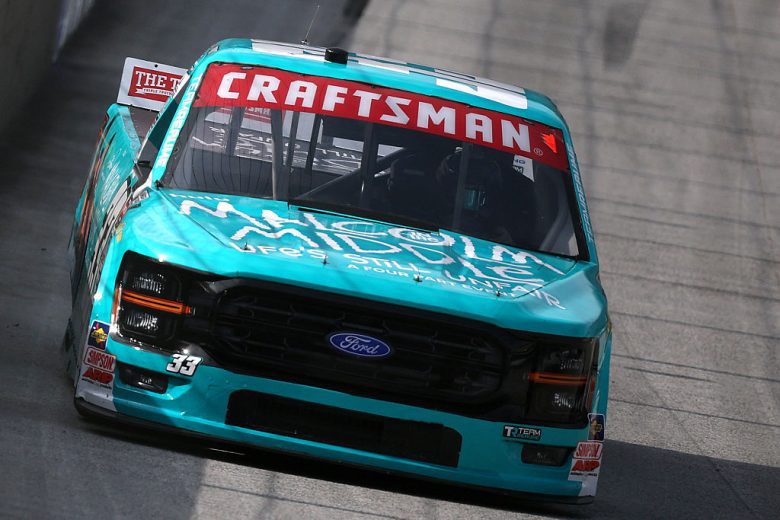 Frankie Muniz drives at Bristol.