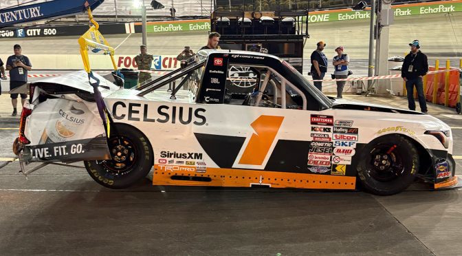 Eckes tags Heim, triggering multi-truck crash at Bristol