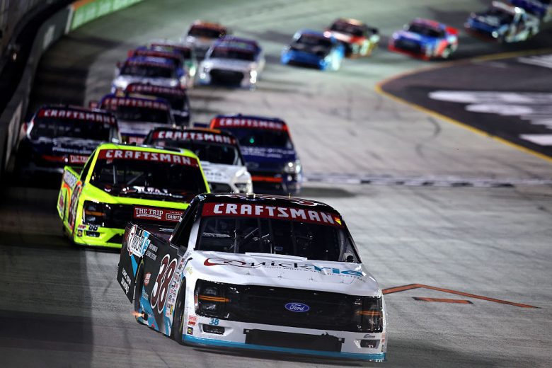 A general view of racing at Bristol.