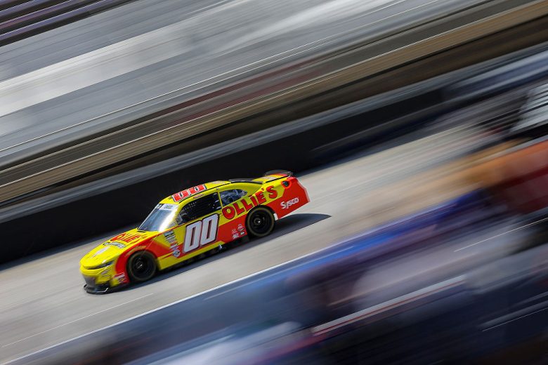 Sheldon Creed drives at Bristol.