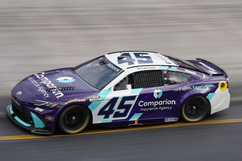 Tyler Reddick drives at Bristol.