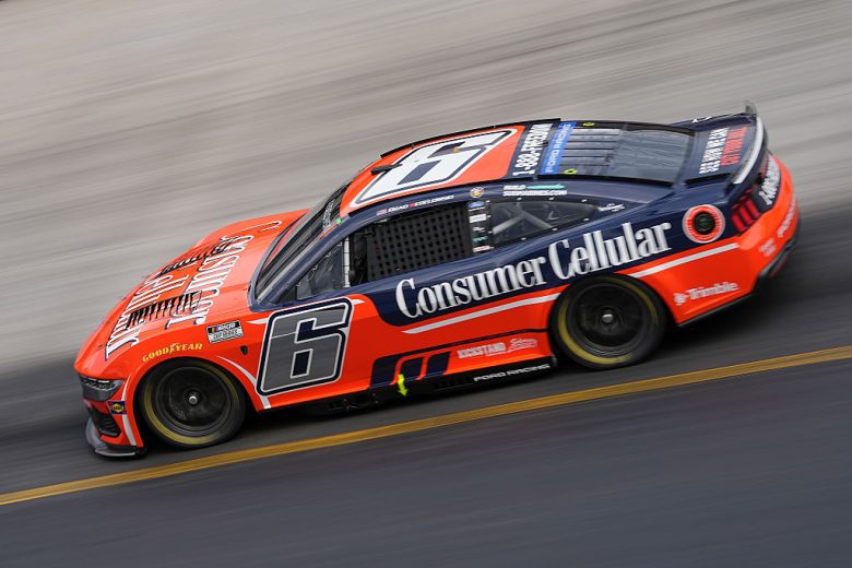 Brad Keselowski drives at Bristol.