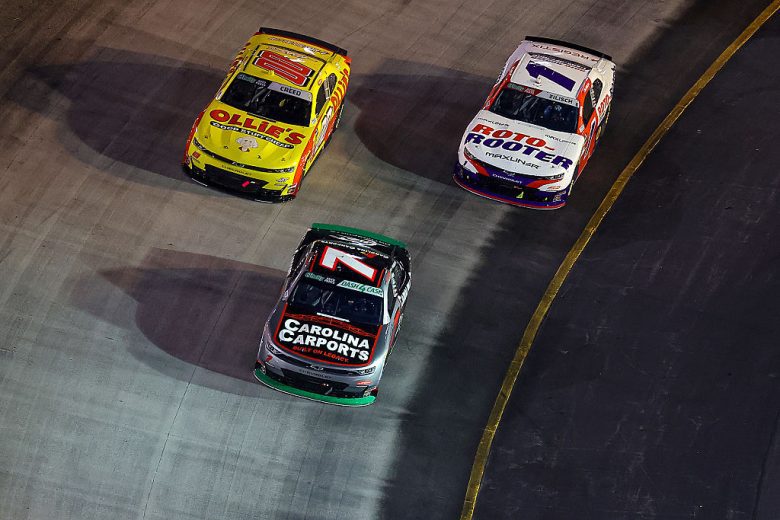 A general view of racing at Bristol.