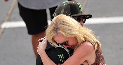 Photos: Ty Gibbs celebrates Bristol spring race win