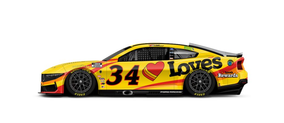 A graphic depicting the No. 34 Ford.