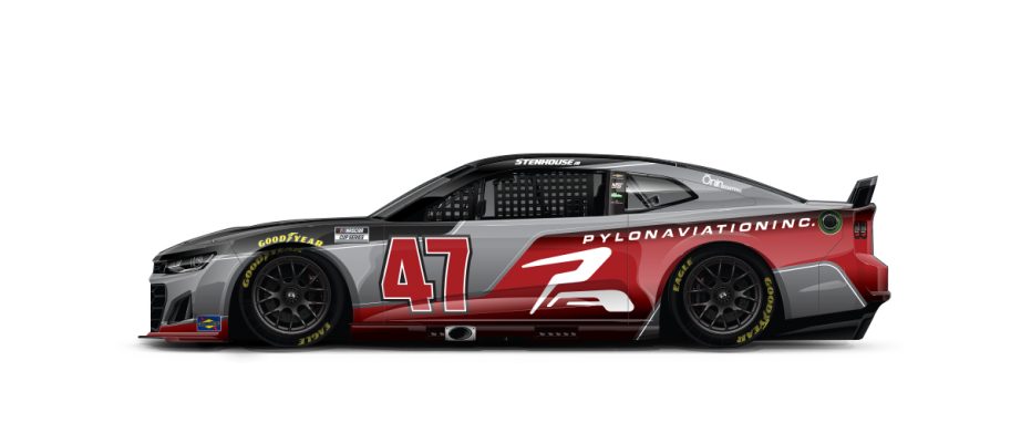 A graphic depicting the No. 47 Chevrolet.