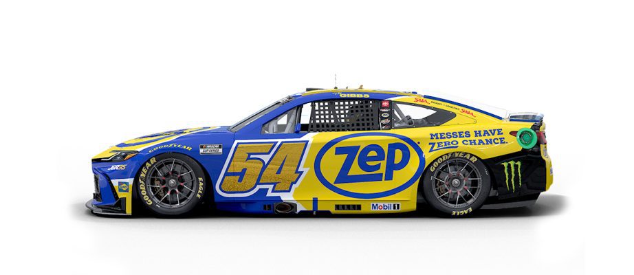 A graphic depicting the No. 54 Toyota.