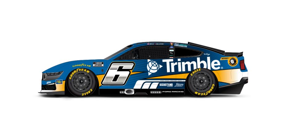A graphic depicting the No. 6 Ford.