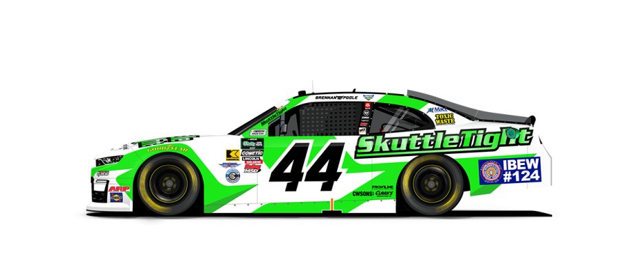 A graphic depicting the No. 44 Chevrolet.
