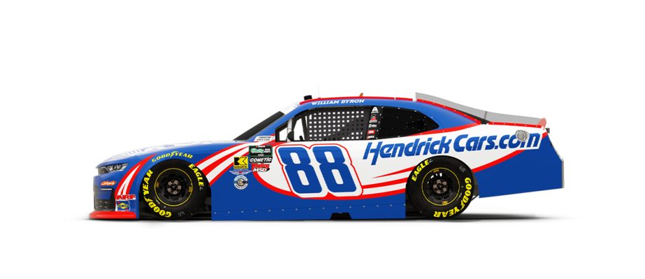 A graphic depicting the No. 88 Chevrolet.