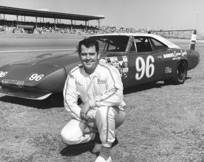 Californian Ray Elder came east to race the Daytona 500 in 1970. Driving his 1969 Dodge Daytona, Elder finished in 12th place.