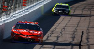 Justin Allgaier races.