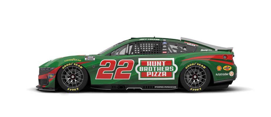 A graphic depicting the No. 22 Ford.