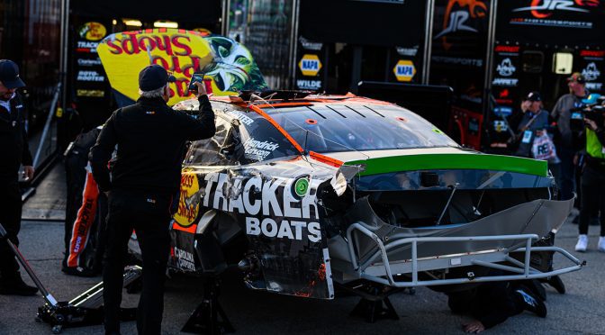Featured Image for Kvapil exits under own power after rollover crash in Kansas O’Reilly Series race