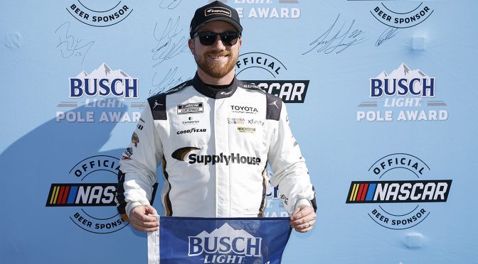 Featured Image for Reddick banks third Busch Light Pole Award of 2026 at Kansas Speedway