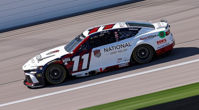 Featured Image for Denny Hamlin sees possible Kansas victory slip away in overtime