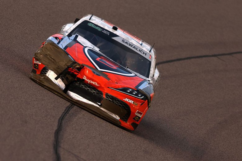 William Sawalich drives at Kansas.