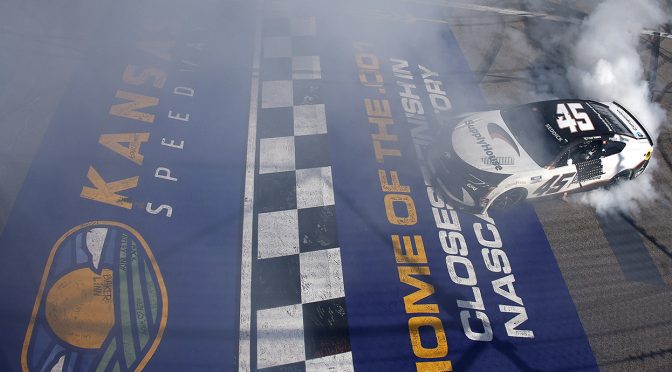 Featured Image for Reddick prevails in overtime at Kansas for fifth Cup Series win of 2026