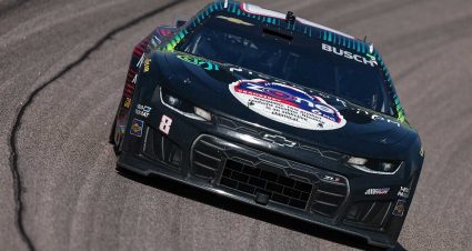 Kyle Busch gives Denny Hamlin late-race grief at Kansas, stokes debate