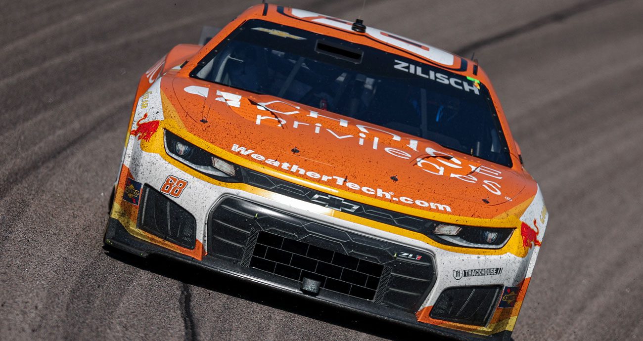 Connor Zilisch drives the No. 88 Trackhouse Racing Chevrolet.
