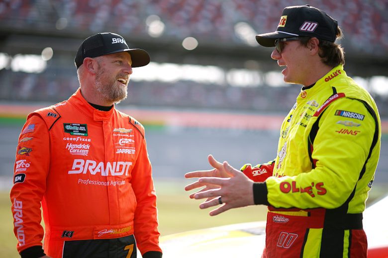 Justin Allgaier and Sheldon Creed talk.