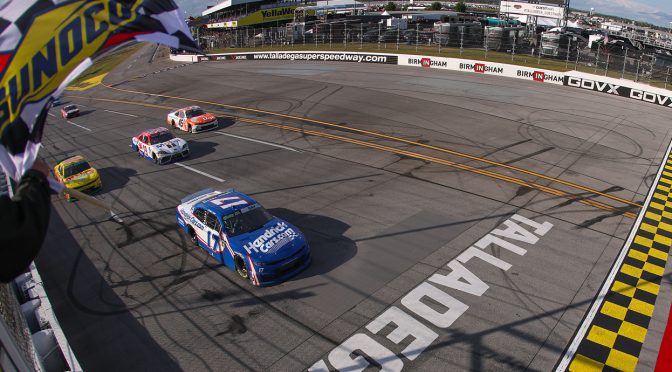Featured image for Talladega sensation! Corey Day wins first career O’Reilly Series race