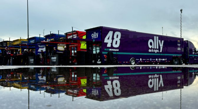 Featured Image for Tyler Reddick on Talladega pole after weather forces cancellation of qualifying