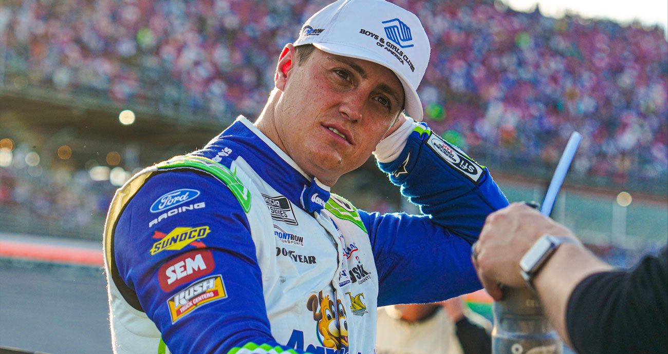 Zane Smith at Talladega.