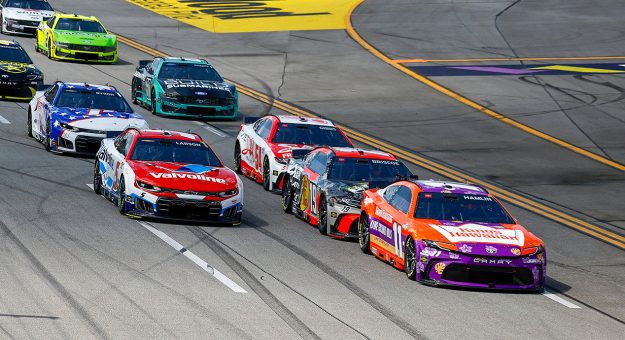 Hauler Talk: NASCAR considering Denny Hamlin's shorter spoiler idea for superspeedways