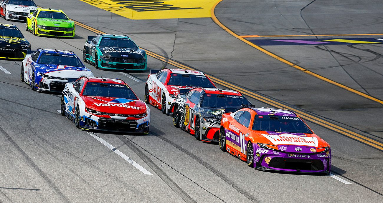 Hauler Talk: NASCAR considering Denny Hamlin’s shorter spoiler idea for superspeedways