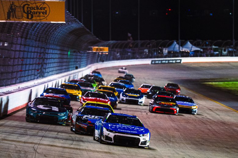 Daniel Suarez leads the field