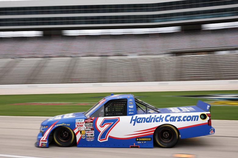 Kyle Busch drives at Texas.