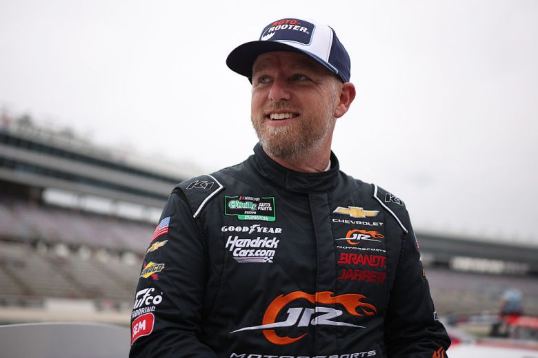 Justin Allgaier smiles.