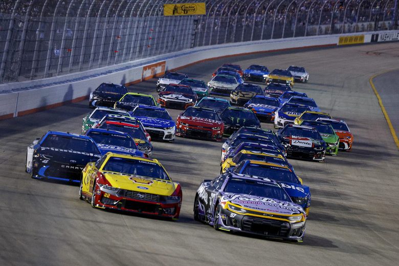 View of Cup Series racing at Nashville.