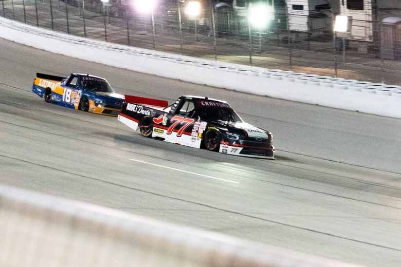 Carson Hocevar and Tyler Ankrum drive at Texas.