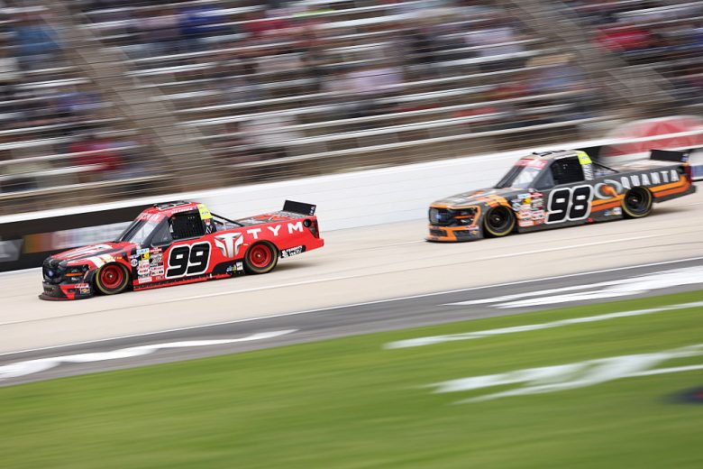 Ben Rhodes and Jake Garcia drive at Texas.