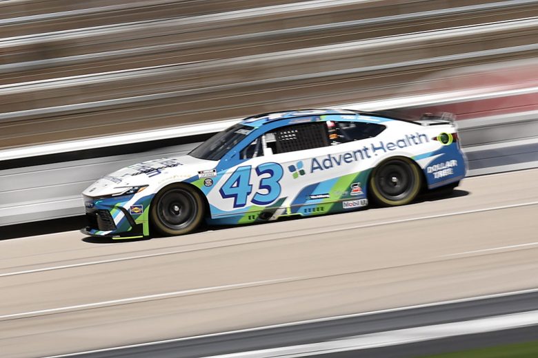 Erik Jones drives at Texas.