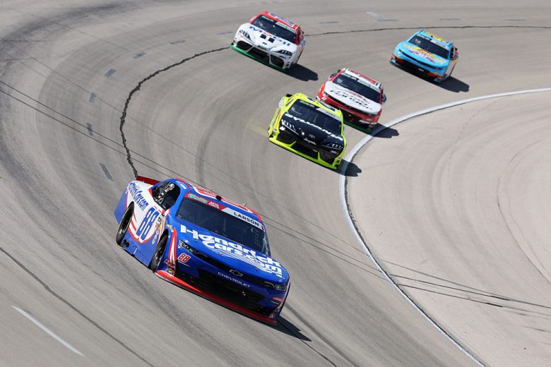 A general view of racing at Texas.