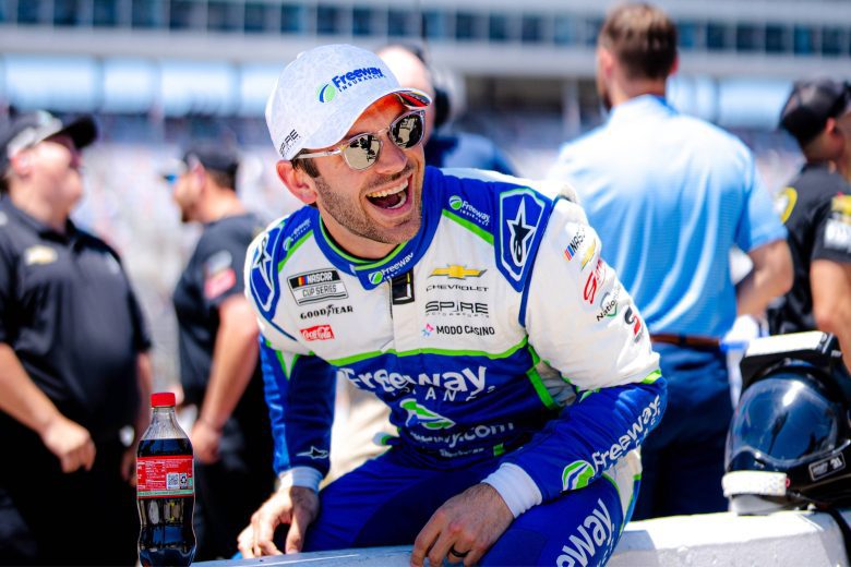 Daniel Suárez smiles.