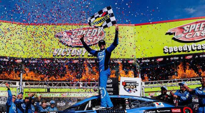Featured image for Chase Elliott scores second win of 2026 with Texas triumph