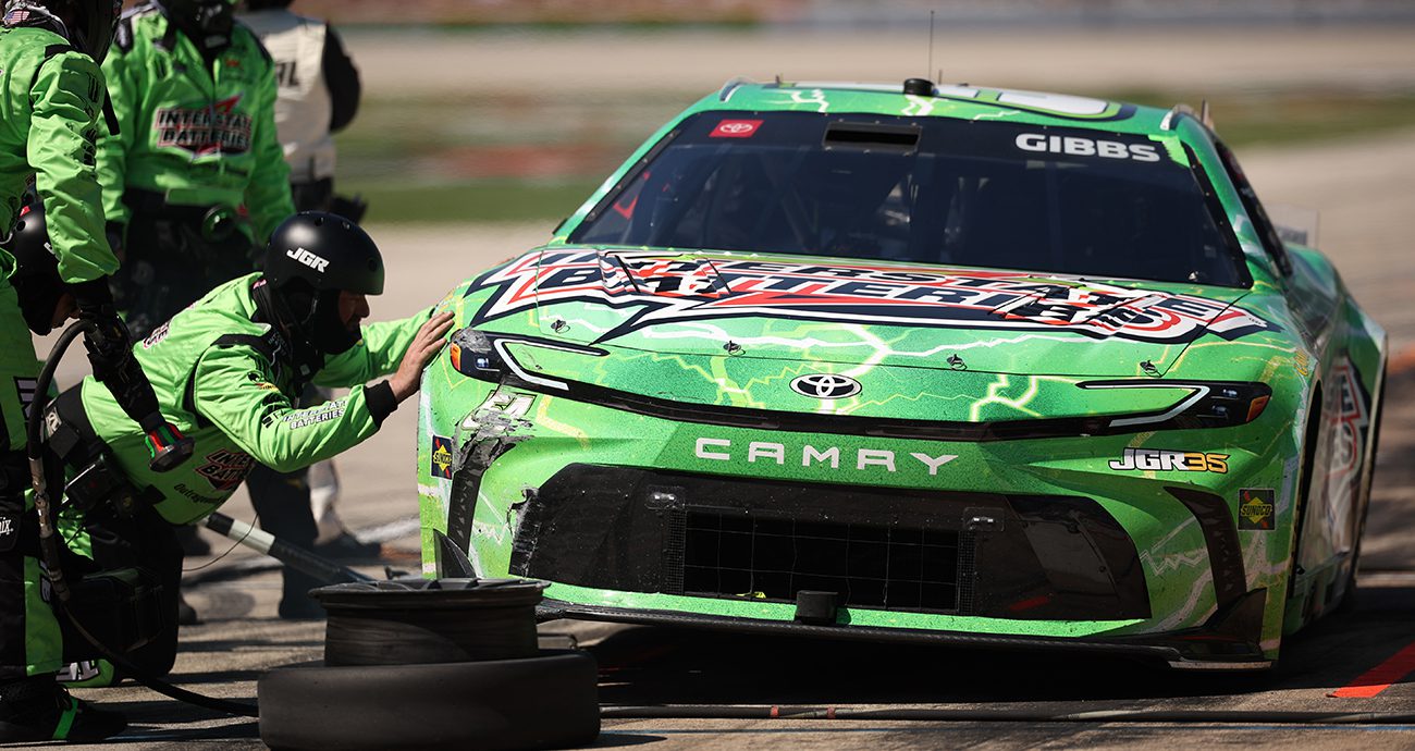 Ty Gibbs on pit road at Texas.