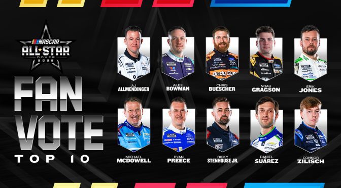 Featured image for Top 10 drivers revealed in 2026 All-Star Race Fan Vote