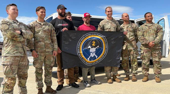Featured Image for Austin Dillon visits Fort Bragg with fueler Tyler Rader, a homecoming for the Army veteran