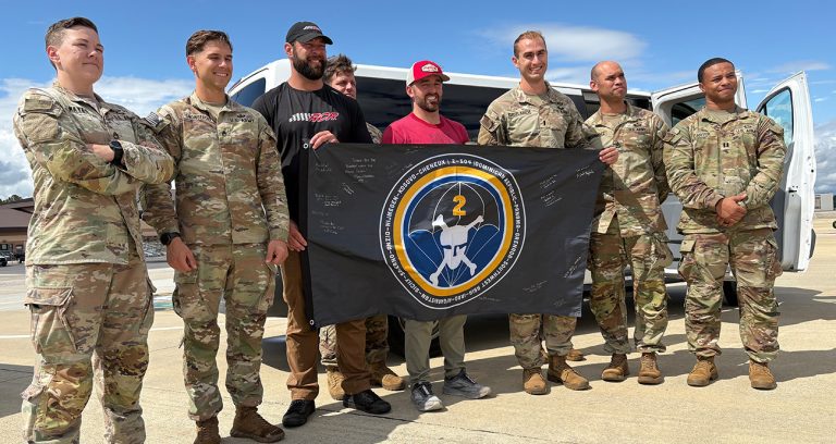 Dillon visits Fort Bragg with fueler Tyler Rader | NASCAR