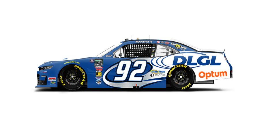 A graphic depicting the No. 92 Chevrolet.