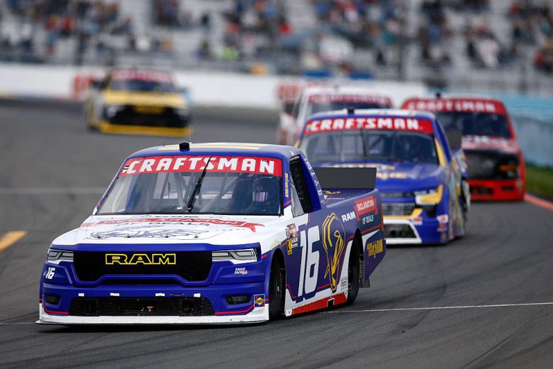 Justin Haley drives at Watkins Glen.